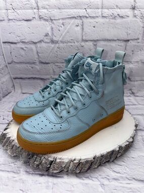 Nike SF Air Force 1 Mid GS 'Ocean Bliss' Boys Size 7Y Shoes Style: AJ0424-401